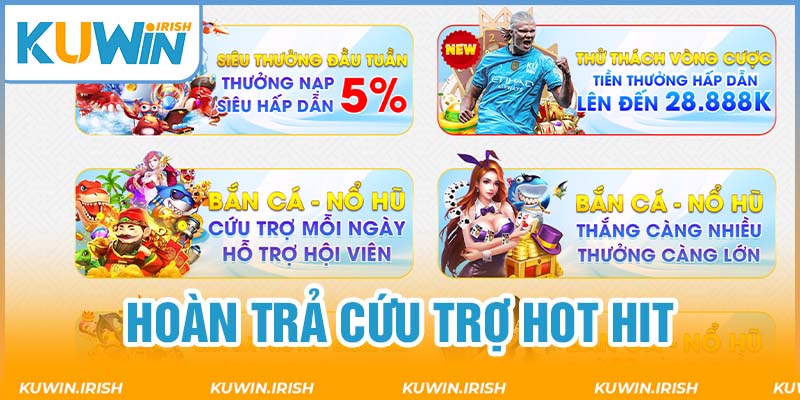 Khuyến mãi hoàn trả Kuwin cứu trợ mỗi ngày tại Bắn Cá - Nổ Hũ 